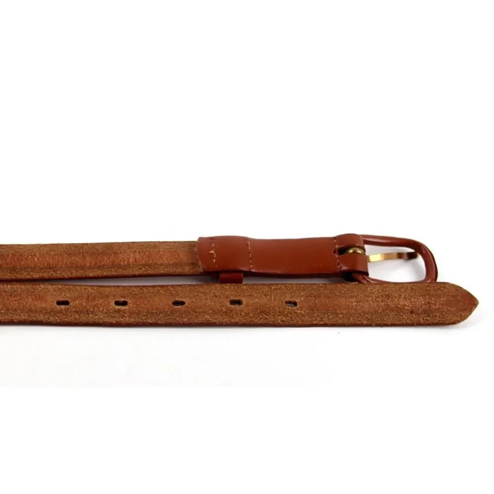 SELECTED BROWN GENUINE LEATHER 5/8